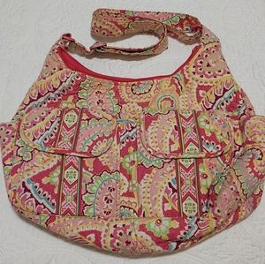 Vera Bradley CAPRI MELON - Large Crossbody/Shoulder Bag
